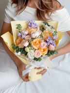 Whimsical Charm | Champagne Rose Bouquet