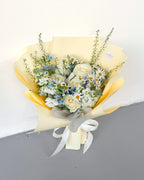 Endless Wonder | White Rose & Mini Daisy Bouquet