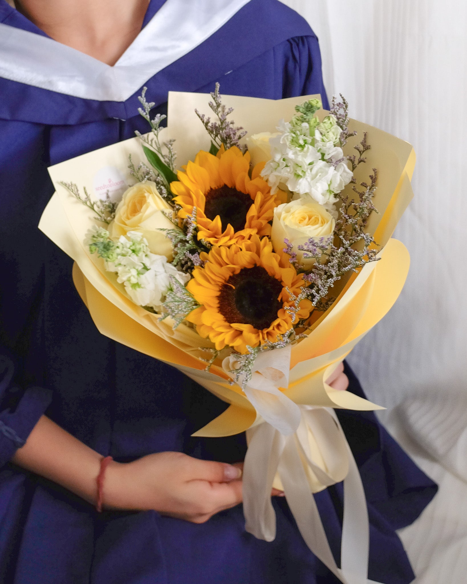 Proudest Moment | Sunflower & Yellow Rose Bouquet