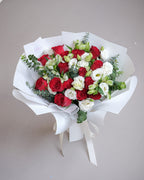 Precious | Red Rose & Alstroemeria Bouquet
