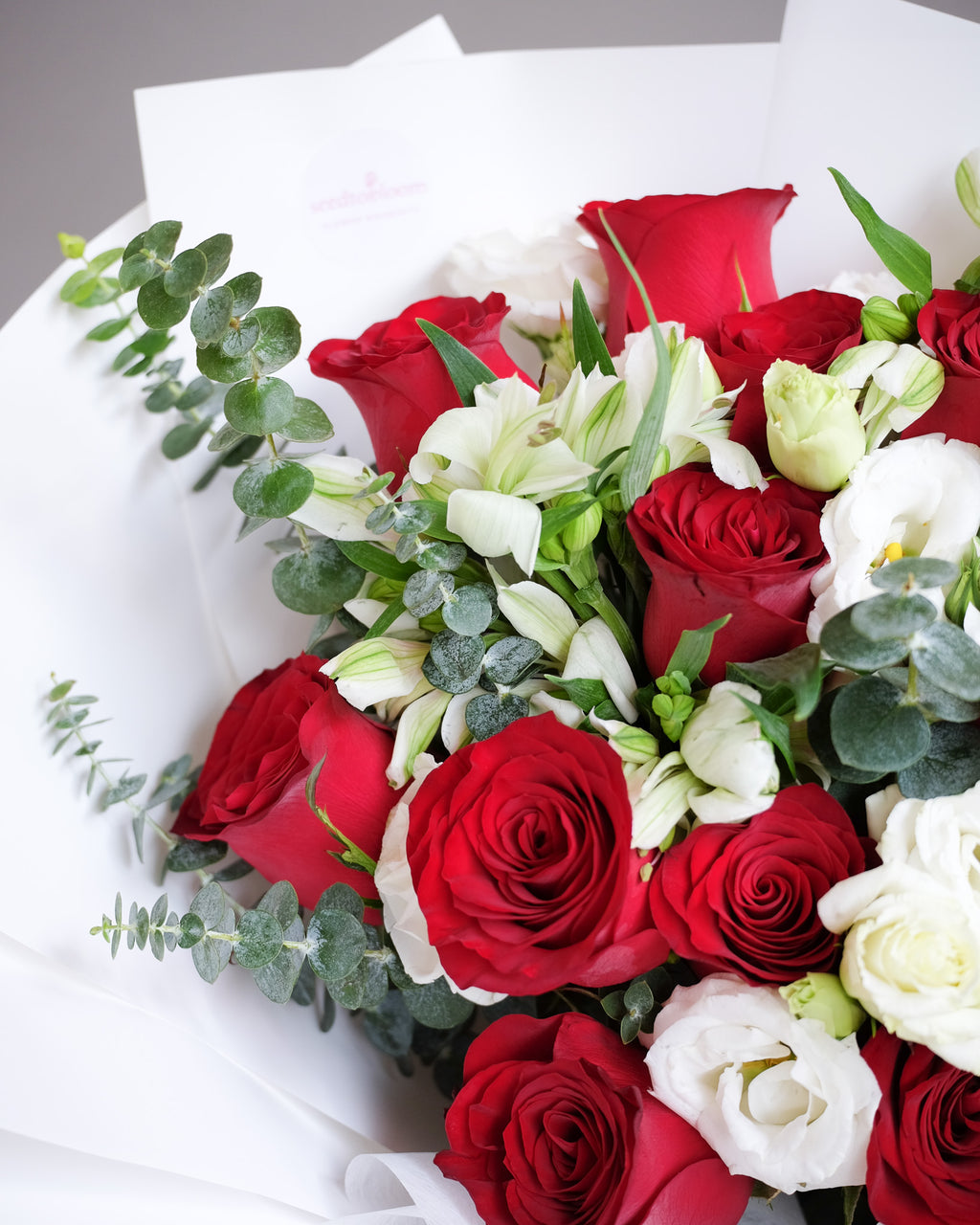 Precious | Red Rose & Alstroemeria Bouquet