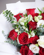 Precious | Red Rose & Alstroemeria Bouquet