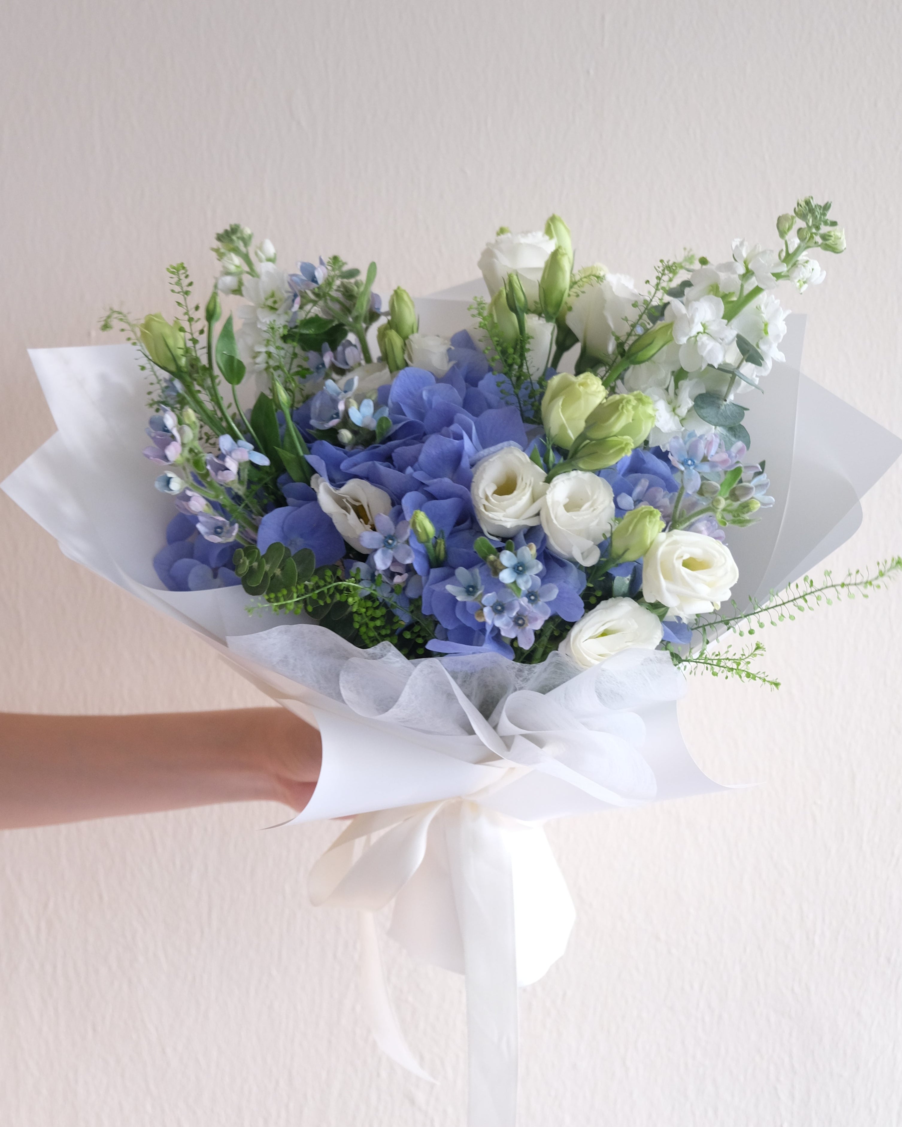 Tranquil | Blue Hydrangea Bouquet