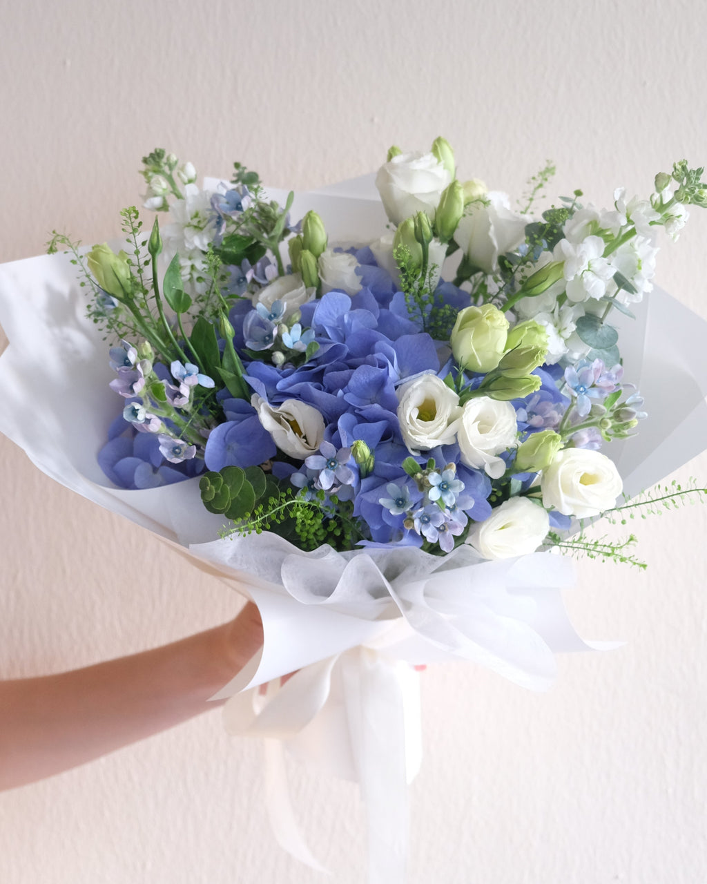 Tranquil | Blue Hydrangea Bouquet