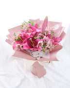 Radiance | Pink Lily & Alstroemeria Bouquet