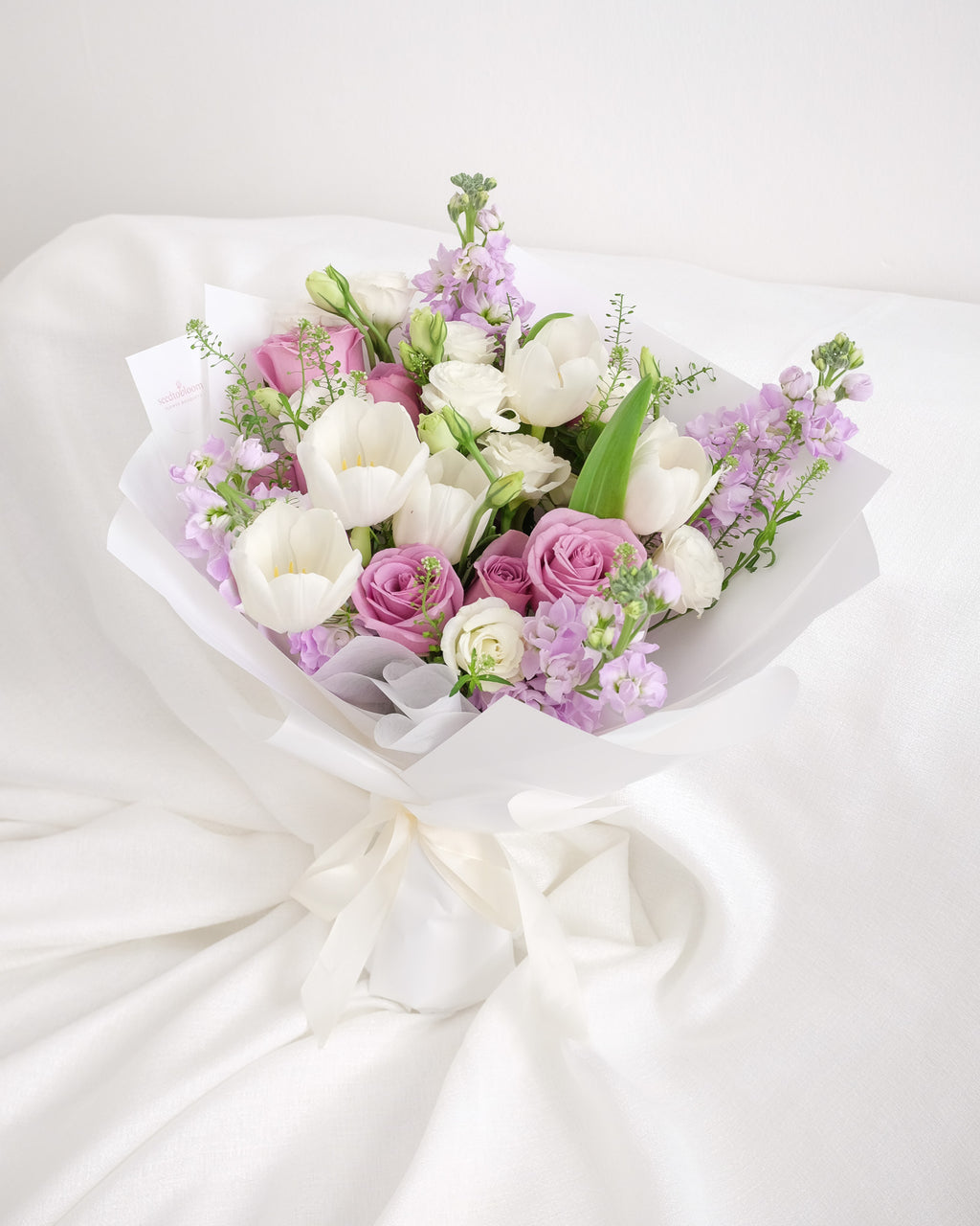 Enchanted | Purple Rose & Tulip Bouquet