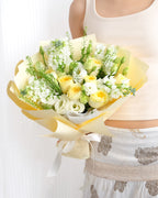 Sunshine | Yellow Rose & Matthiola Bouquet