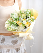 Sunshine | Yellow Rose & Matthiola Bouquet