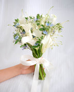 Something Blue | Calla Lily & Astilbe Bridal Bouquet