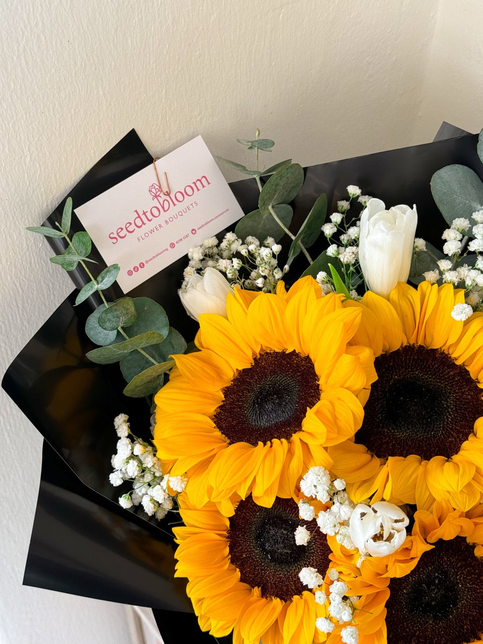 New Beginnings | Sunflower & Tulip Bouquet