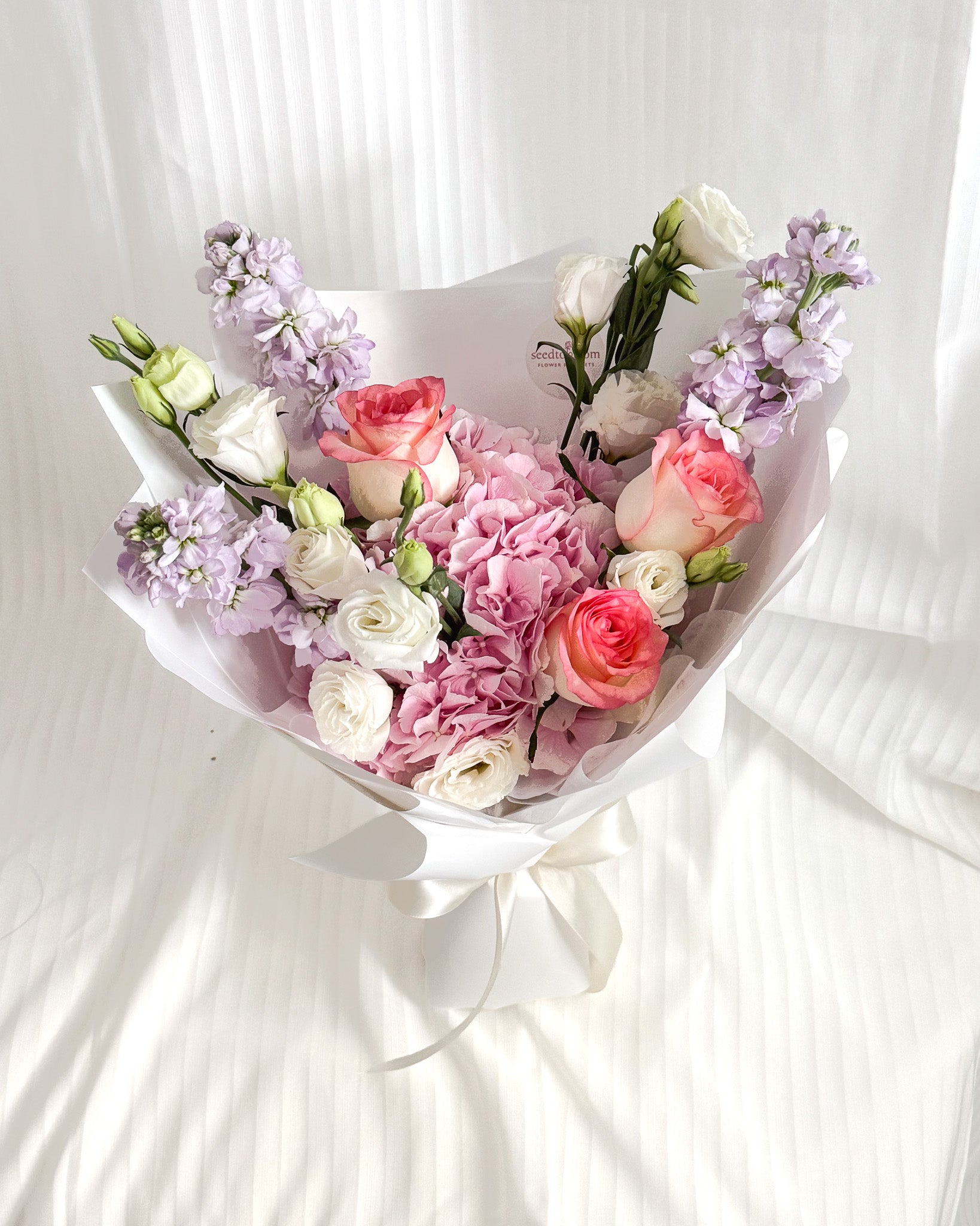 Sweet Reverie | Pink Hydrangea & Rose Bouquet