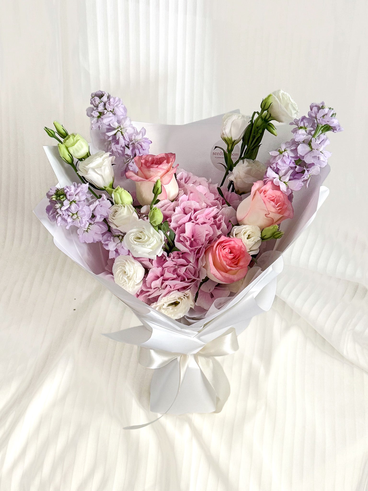 Sweet Reverie | Pink Hydrangea & Rose Bouquet
