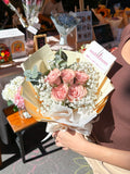 Evermore | Cappuccino Rose & Baby's Breath Bouquet