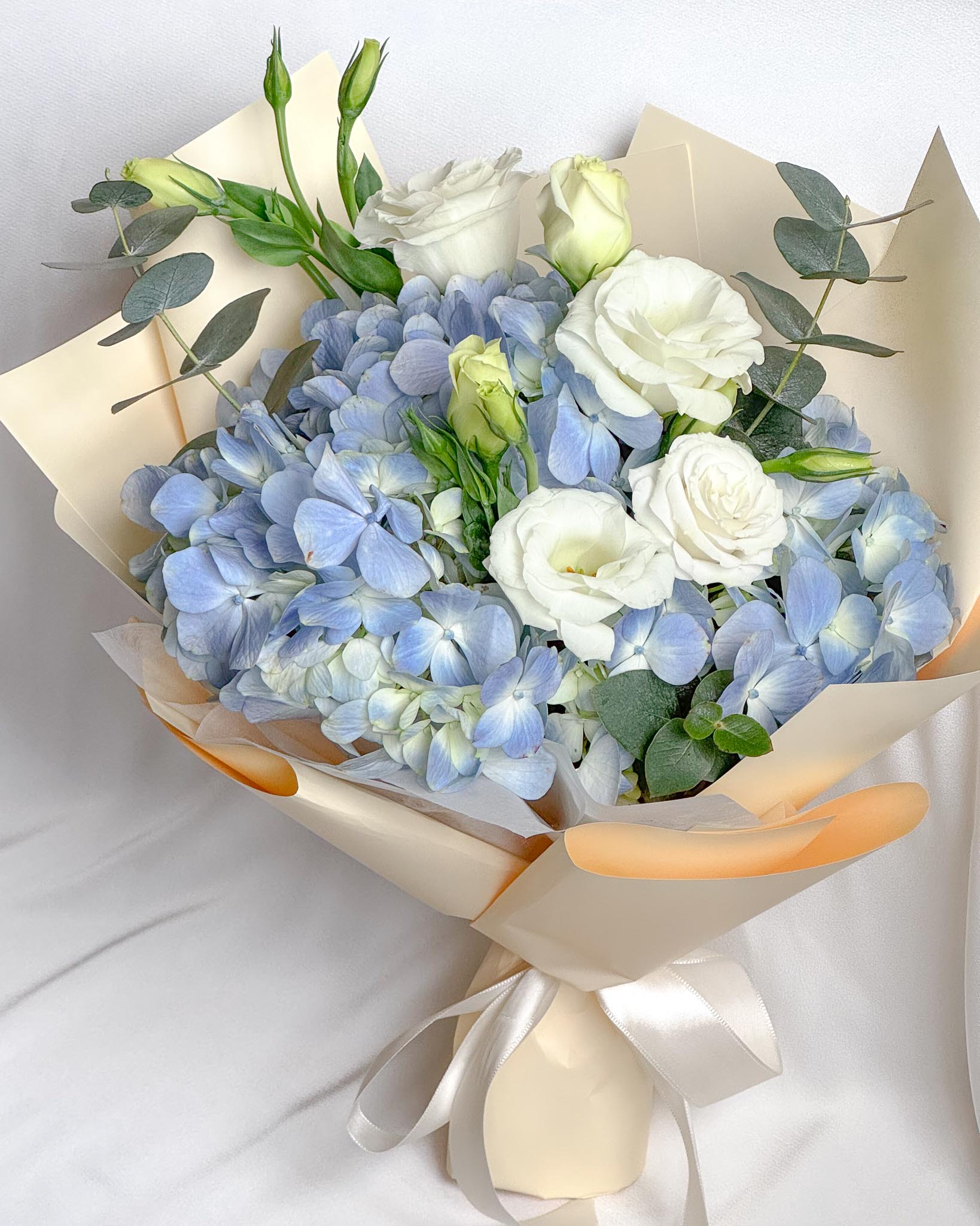 Azure | Blue Hydrangea & Eustoma Bouquet