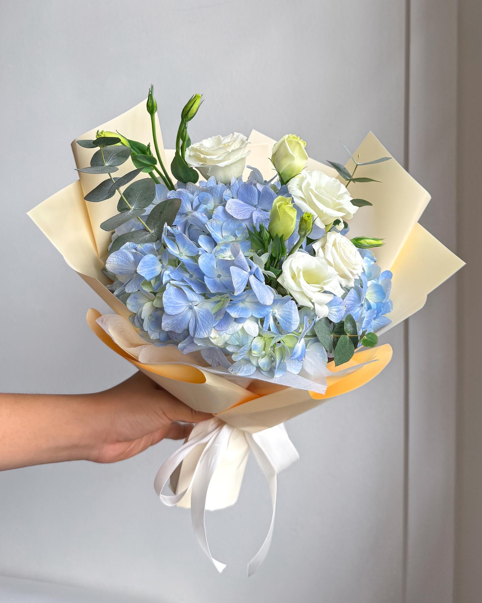 Azure | Blue Hydrangea & Eustoma Bouquet