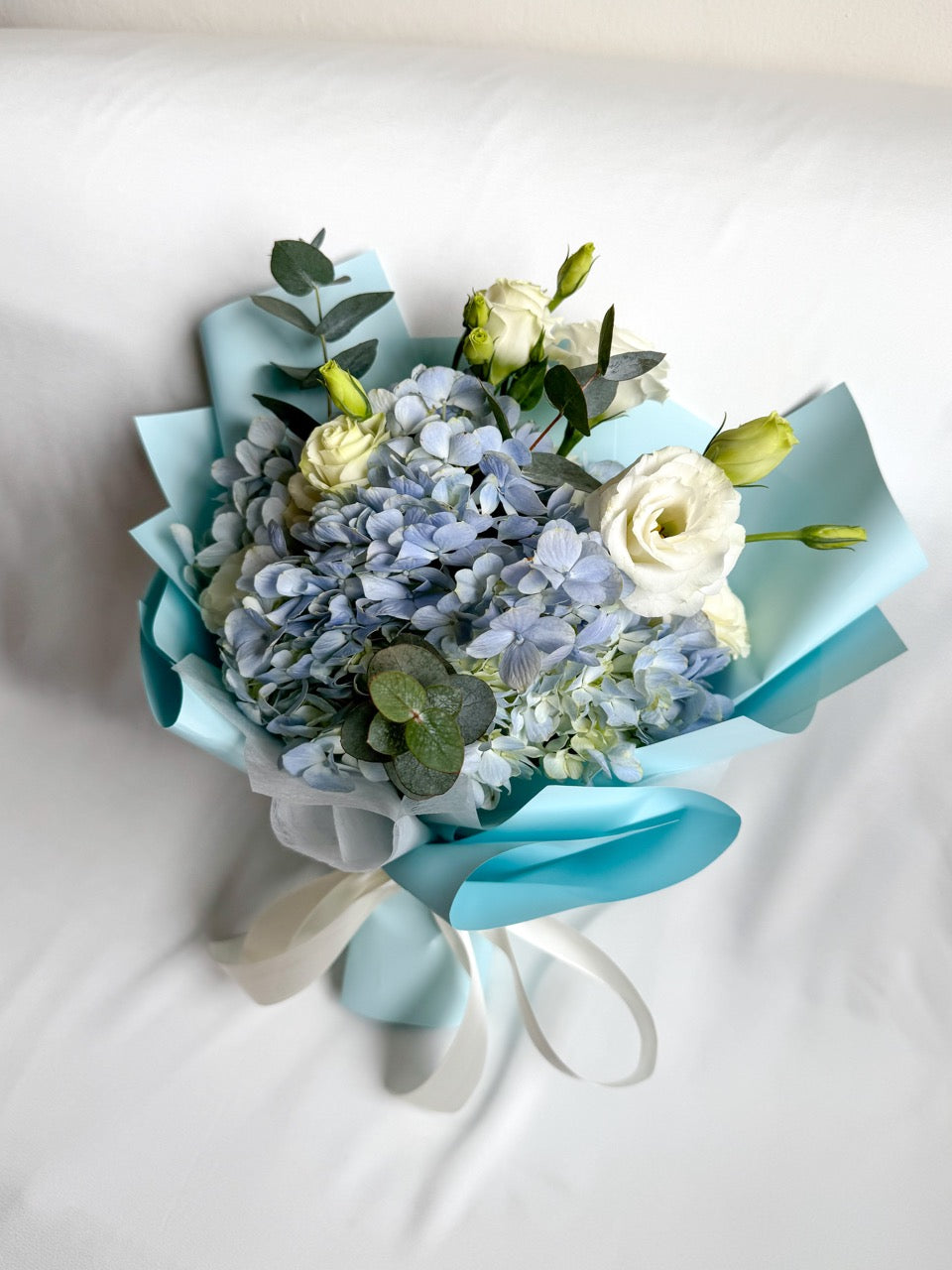 Azure | Blue Hydrangea & Eustoma Bouquet