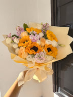 Warm Congratulations | Sunflower & Rose Bouquet