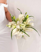 The Beginning | White Calla Lily & Tulip Bridal Bouquet