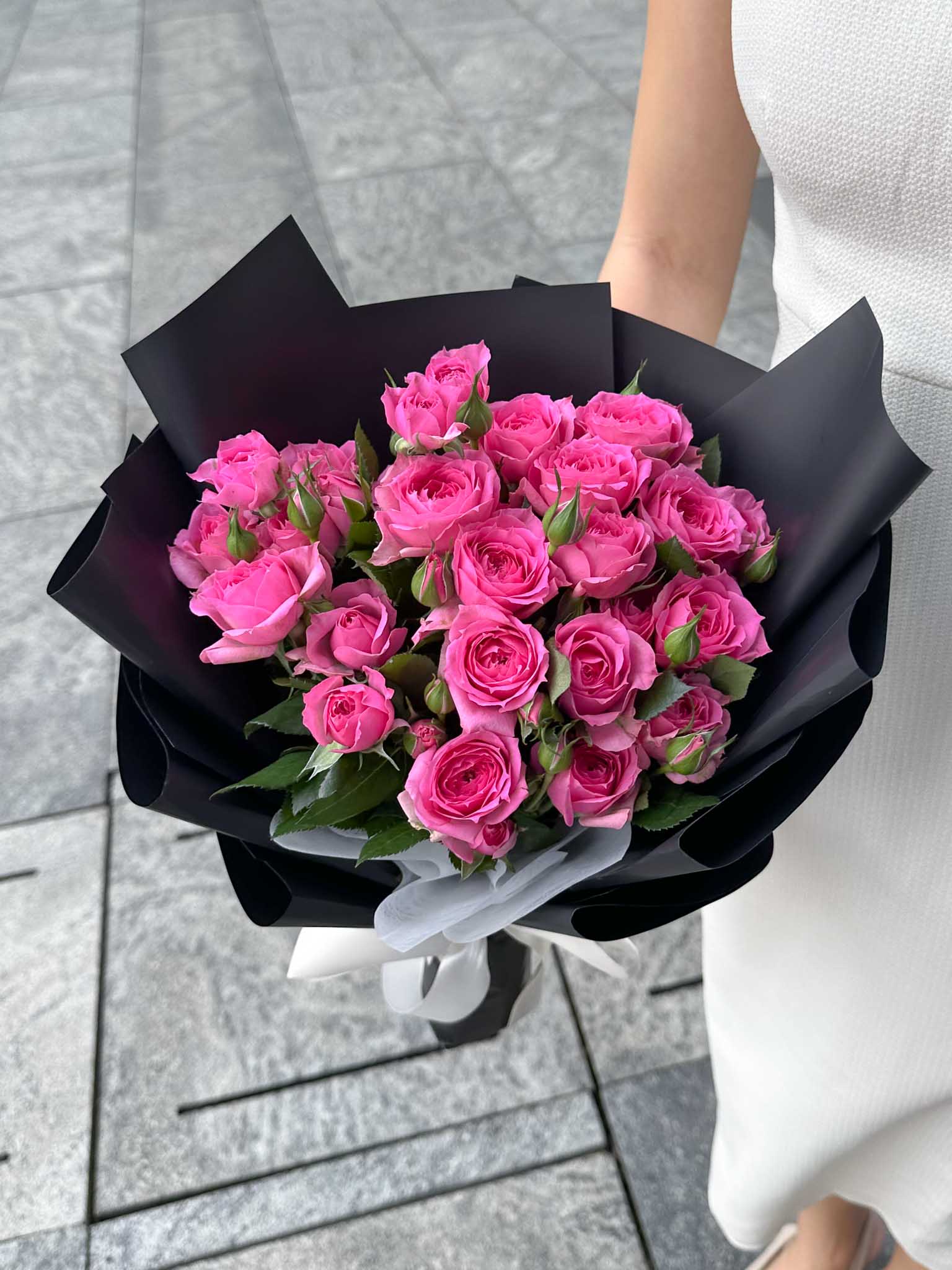Brilliance | Dark Pink Mini Roses Bouquet