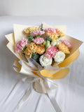 With Love | Pink & Yellow Carnation Bouquet