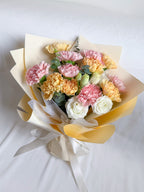 With Love | Pink & Yellow Carnation Bouquet